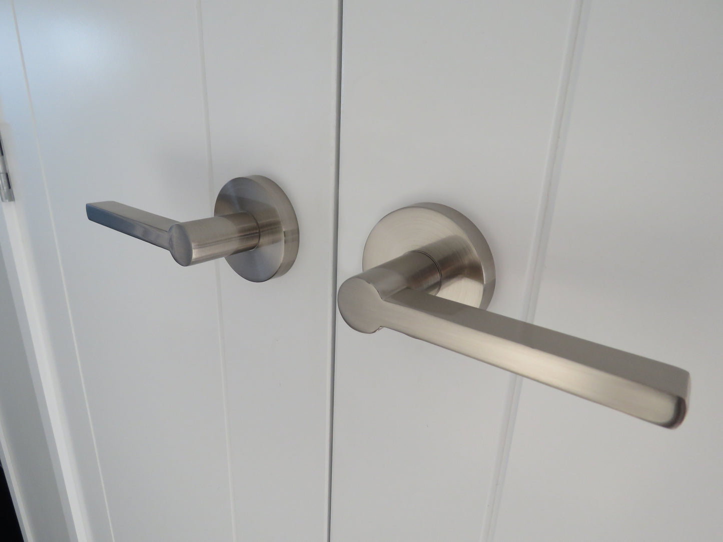 Door Handle Dummy - Satin Nickel