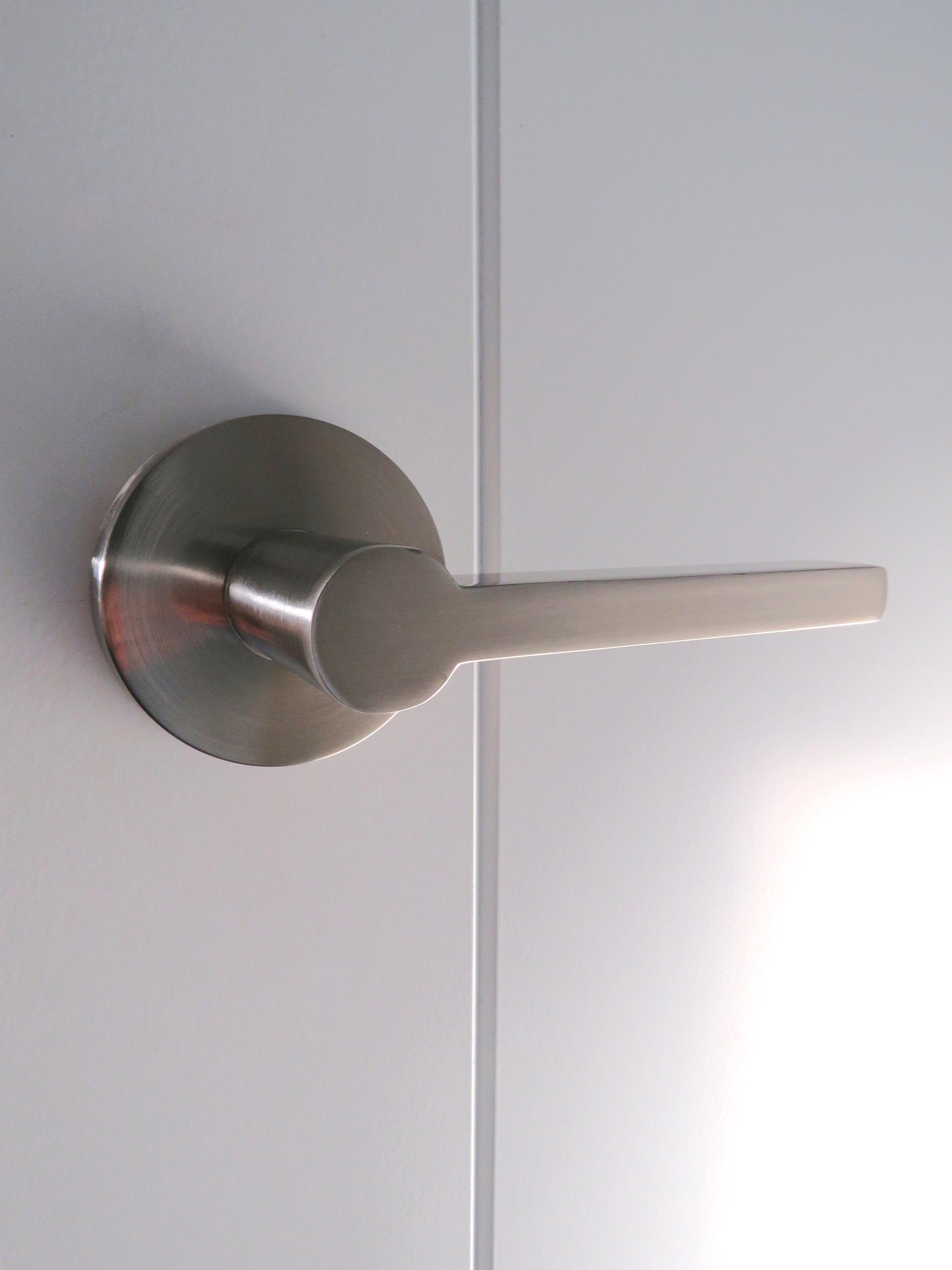Door Handle Passage - Satin Nickel