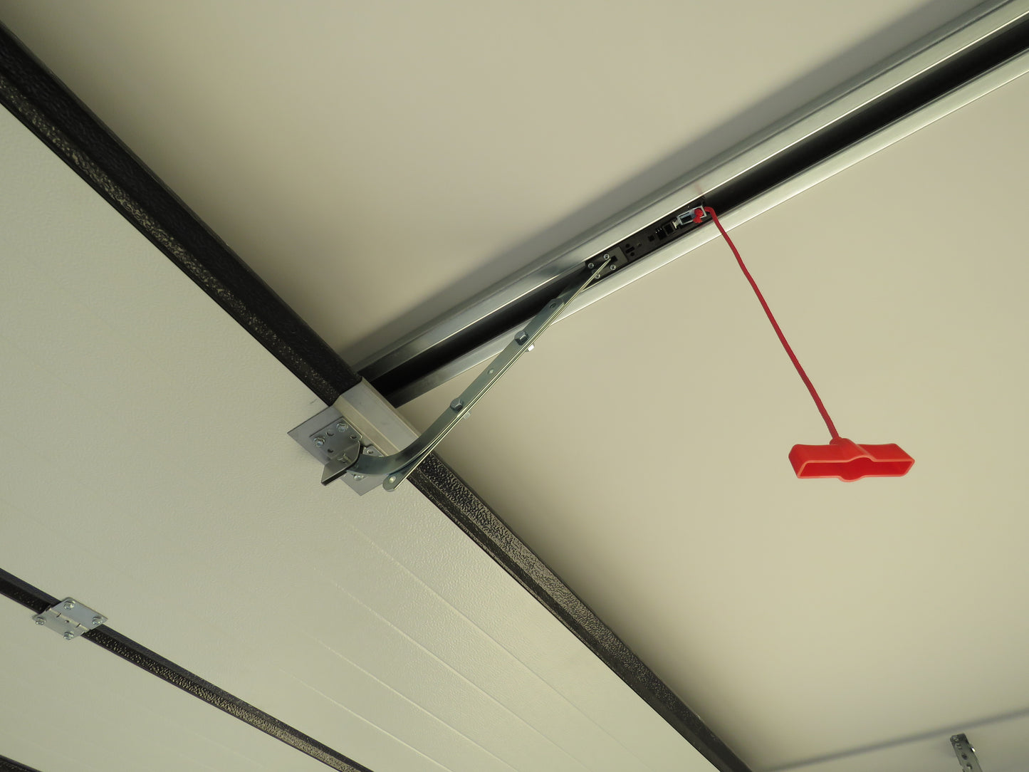 Garage Door Single High, Motor plus Remotes - Stucco - Ironsand H2400xW2950mm