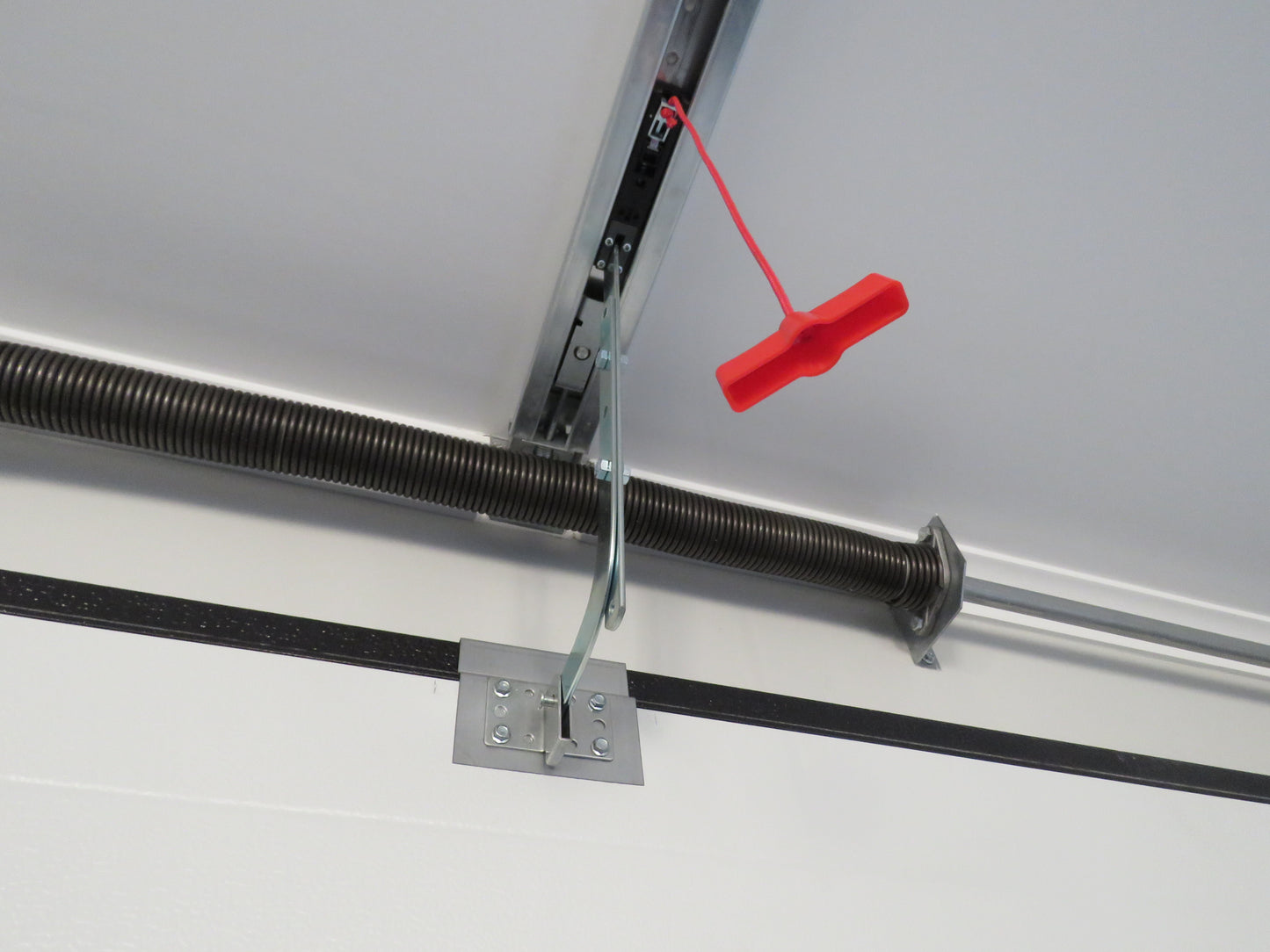 Garage Door Single High, Motor plus Remotes - Stucco - Ironsand H2400xW2950mm