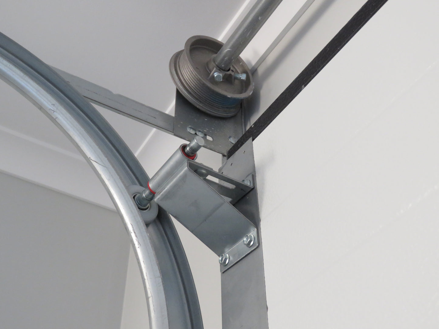 Garage Door Single High, Motor plus Remotes - Stucco - Ironsand H2400xW2950mm