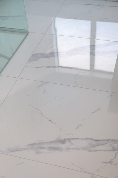 Carrara 600x1200mm Polished Tile - $51.07 per m2