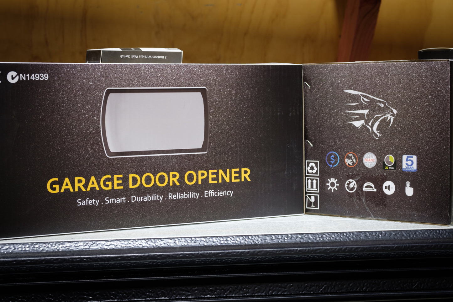Garage Door Double, Motor plus Remotes - Stucco - Ironsand H2130xW4860mm