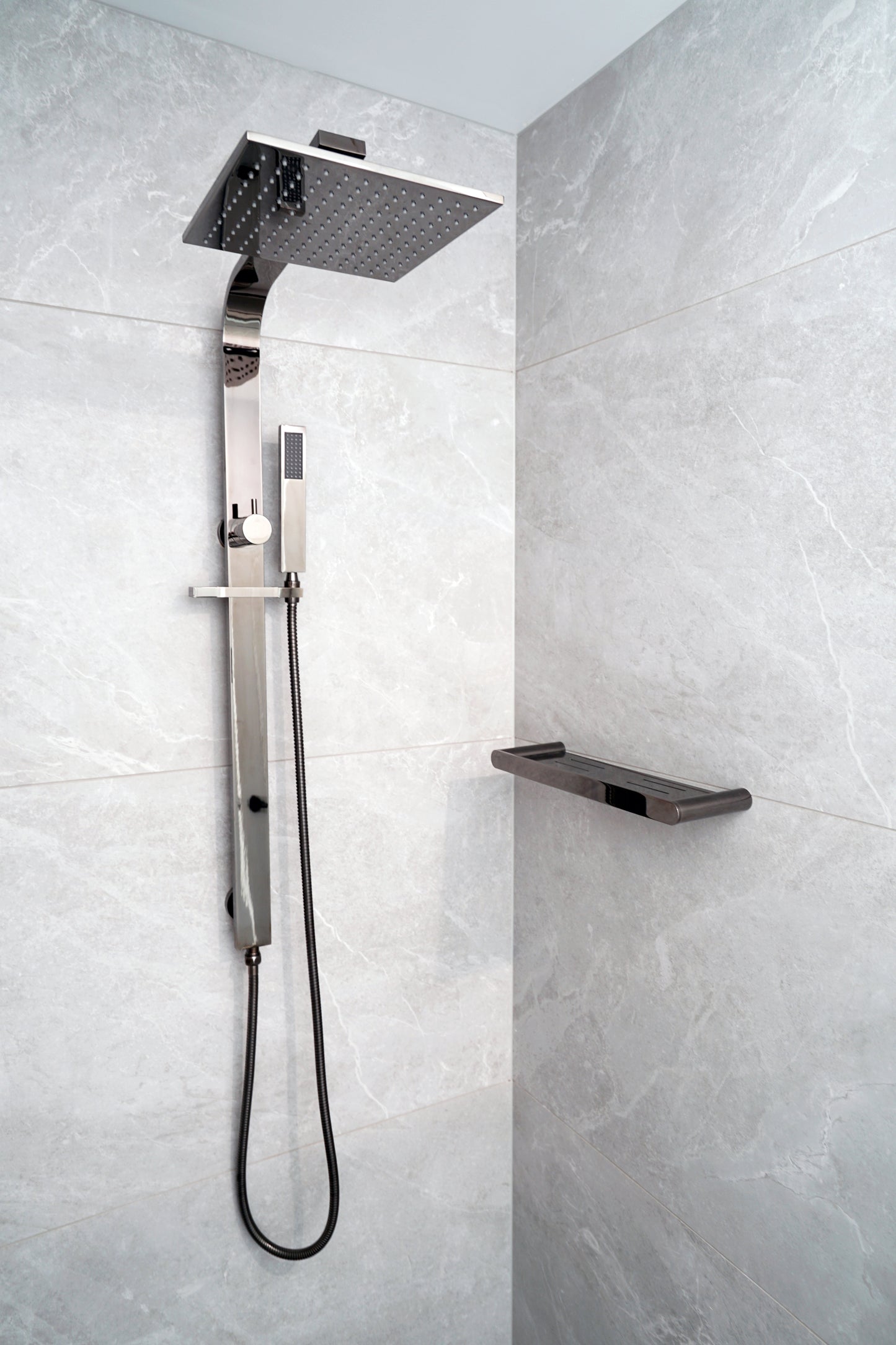 Rain Shower Set - Dark Metal