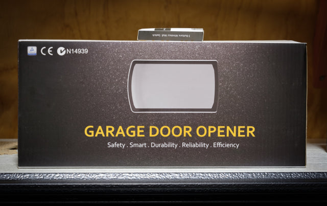 Garage Door Single High, Motor plus Remotes - Stucco - Ironsand H2400xW2950mm