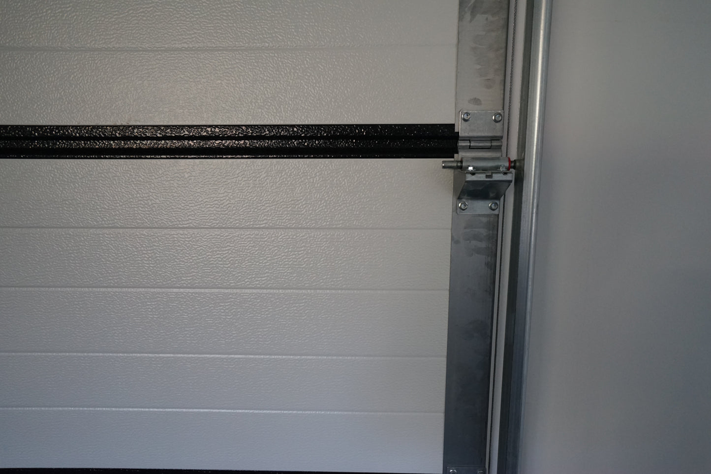 Garage Door Double High, Motor plus Remotes - Stucco - Ebony H2400xW4860mm