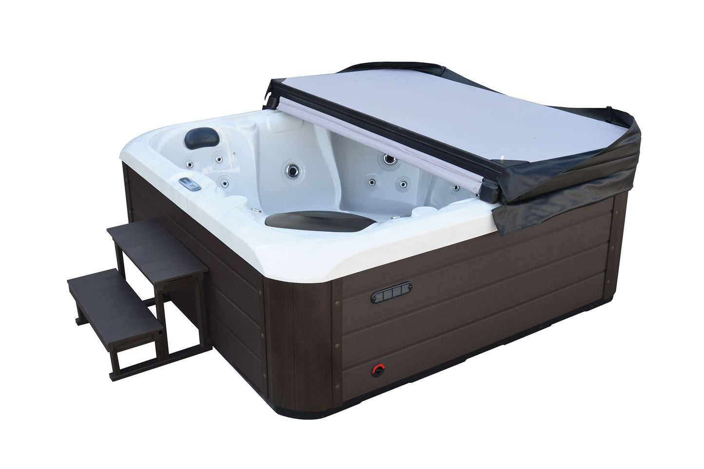 Spa Pool, with lid and step
