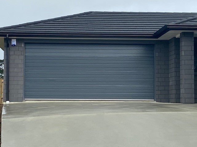 Garage Door Double, Motor plus Remotes - Riblines - Grey Friars H2130xW4860mm